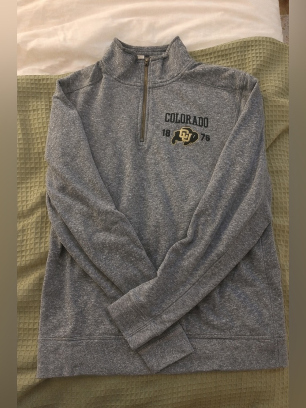 League Colorado Buffaloes quarter zip sweatshirt – size M